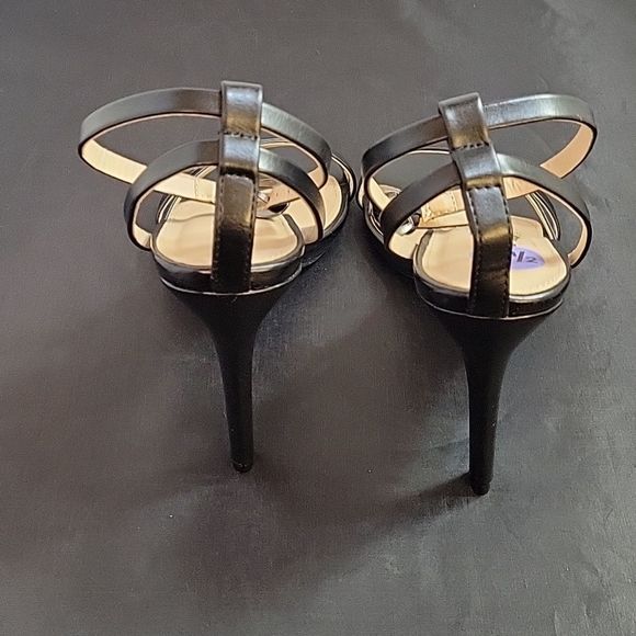 BRAND NEW GLAZE DOUBLE STRAP HIGH HEEL STILETTOS SANDAL - Picture 6 of 14